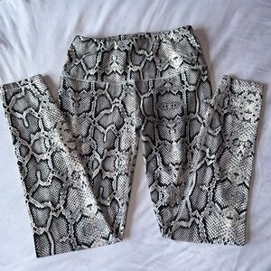 Varley Snake Print Leggings